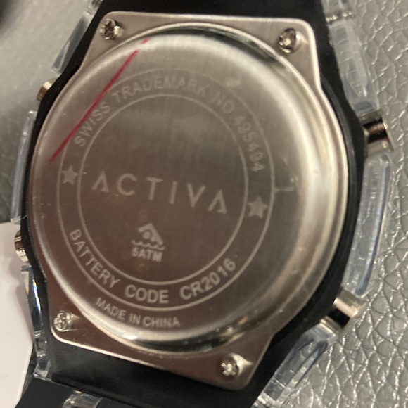 Activa Men's 44.2mm
Watch Black silicon band/clear face Rainbow ACW2100-005 - Picture 6 of 7